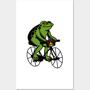 Bicycle Frog Posters and Art